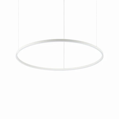 Lampa wisząca ORACLE SLIM SP D090 ROUND 3000K ON-OFF WH biała 1xLED wys.9cm