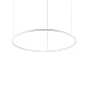 Lampa wisząca Ideal Lux ORACLE SLIM SP D090 ROUND 4000K ON-OFF WH biała 1xLED wys.9cm