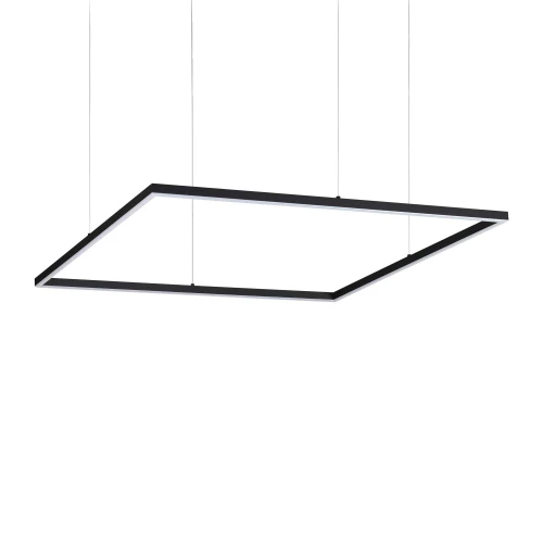 Lampa wisząca ORACLE SLIM SP D090 SQUARE 3000K ON-OFF BK czarna 1xLED wys.9cm