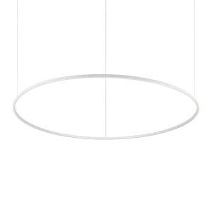 Lampa wisząca Ideal Lux ORACLE SLIM SP D150 ROUND 4000K ON-OFF WH biała 1xLED wys.9cm