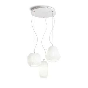 Lampa wisząca Ideal Lux ORIGAMI SP3 biała 3xE27 wys.37cm