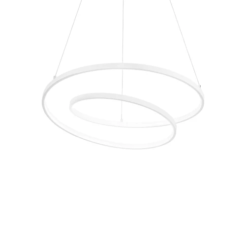 Lampa wisząca OZ SP D60 ON-OFF biała 1xLED wys.30cm