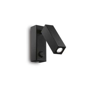 Kinkiet Ideal Lux Page Ap Square Nero