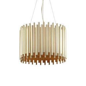 Lampa wisząca Ideal Lux PAN SP5 złota 5xE27 wys.50cm