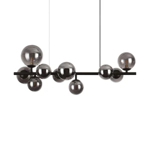 Lampa wisząca Ideal Lux PERLAGE SP10 czarna 10xG9 wys.38cm