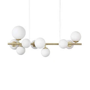 Lampa wisząca Ideal Lux PERLAGE SP10 mosiądz 10xG9 wys.38cm