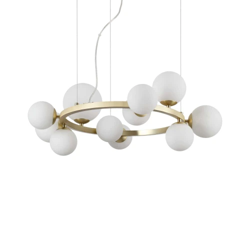 Lampa wisząca PERLAGE SP11 mosiądz 11xG9 wys.38cm