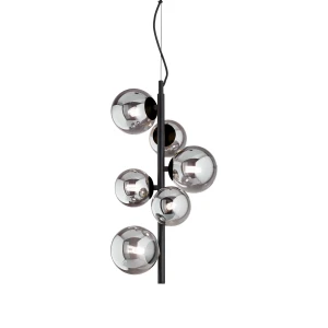 Lampa wisząca Ideal Lux PERLAGE SP6 czarna 6xG9 wys.58cm