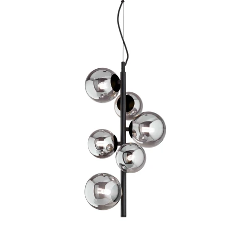 Lampa wisząca PERLAGE SP6 czarna 6xG9 wys.58cm