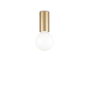 Plafon Ideal Lux PETIT PL1 mosiądz 1xE27 szer.5cm