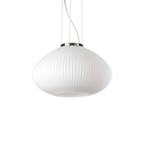 Lampa wisząca PLISSE SP1 D35 srebrna 1xE27 wys.29cm