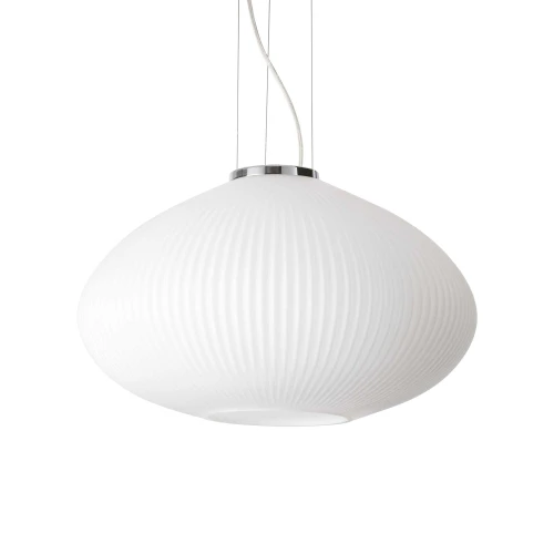 Lampa wisząca PLISSE SP1 D45 srebrna 1xE27 wys.36cm
