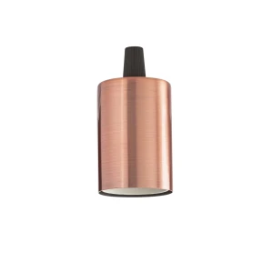 Ideal Lux PORTALAMPADA E27 LISCIO RAME BRUNITO