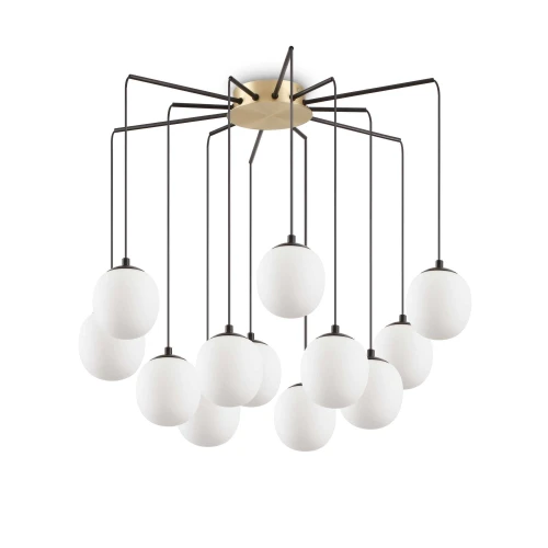 Lampa wisząca RHAPSODY SP12 mosiądz 12xG9 wys.54cm