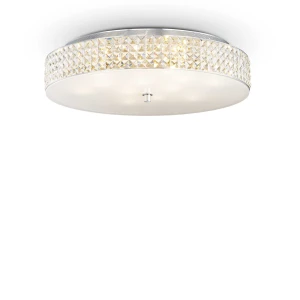 Plafon Ideal Lux ROMA PL12 srebrny 12xG9 szer.60cm