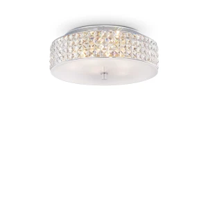 Plafon Ideal Lux ROMA PL6 srebrny 6xG9 szer.40cm