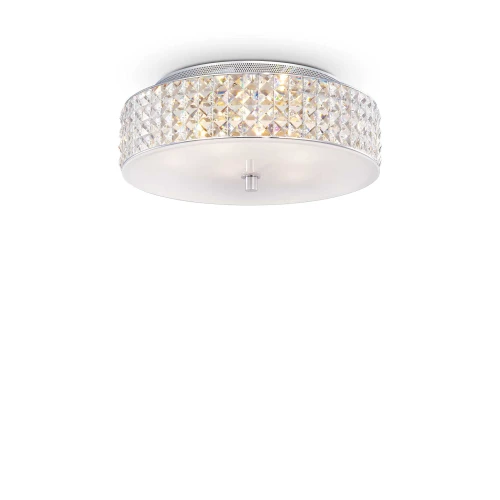 Plafon ROMA PL6 srebrny 6xG9 szer.40cm