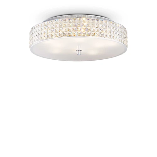 Plafon ROMA PL9 srebrny 9xG9 szer.50cm