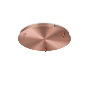 Ideal Lux Rosone Standard 3 Luci Rame Brunito