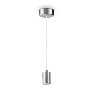 Lampa wisząca Ideal Lux SET UP MSP srebrna 1xE27 wys.22.7cm