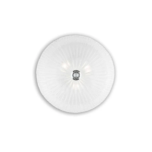 Plafon SHELL PL3 transparentny 3xE27 szer.40cm