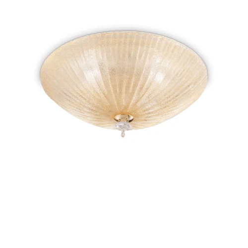 Plafon SHELL PL4 bursztynowy 4xE27 szer.50cm