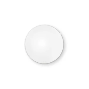 Plafon Ideal Lux SIMPLY PL1 srebrny 1xE27 szer.25cm