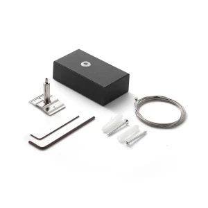 System Szynowy Ideal Lux Steel Kit Single Steel Cable 2 Mt + Bk Ceiling Cup