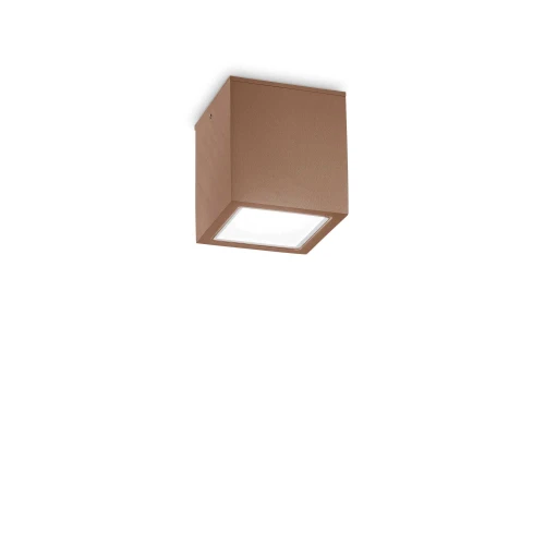 Plafon TECHO PL1 SMALL brązowy 1xGU10 szer.9cm