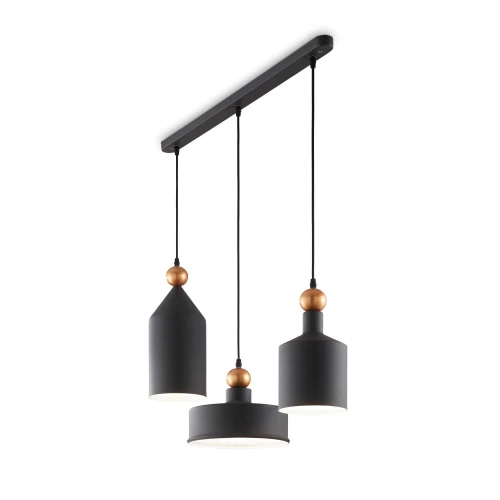 Lampa wisząca TRIADE SP3 czarna 3xE27 wys.52cm