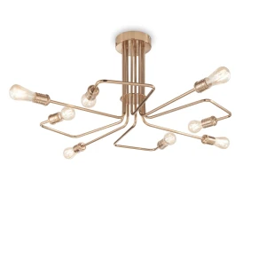 Plafon Ideal Lux TRIUMPH PL8 przydymiony 8xE27 szer.92cm