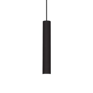 Lampa wisząca Ideal Lux TUBE SP D4 czarna 1xLED wys.40cm