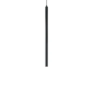 Lampa wisząca Ideal Lux ULTRATHIN SP D040 ROUND czarna 1xLED wys.60cm