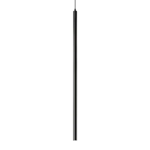 Lampa wisząca Ideal Lux ULTRATHIN SP D100 ROUND czarna 1xLED wys.115cm