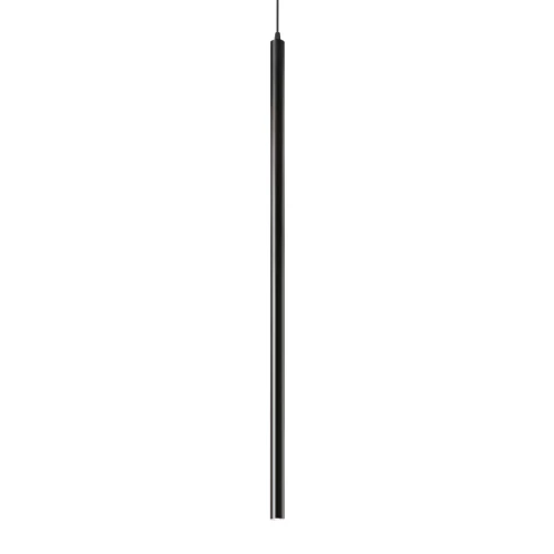 Lampa wisząca ULTRATHIN SP D100 ROUND czarna 1xLED wys.115cm