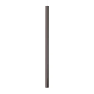 Lampa wisząca Ideal Lux ULTRATHIN SP D100 SQUARE czarna 1xLED wys.115cm