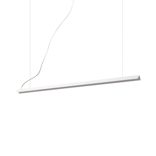 Lampa wisząca V-LINE SP biała 1xLED wys.9cm