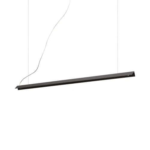 Lampa wisząca V-LINE SP czarna 1xLED wys.9cm