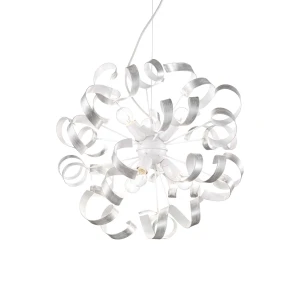 Lampa wisząca Ideal Lux VORTEX SP6 srebrny 6xE14 wys.65cm