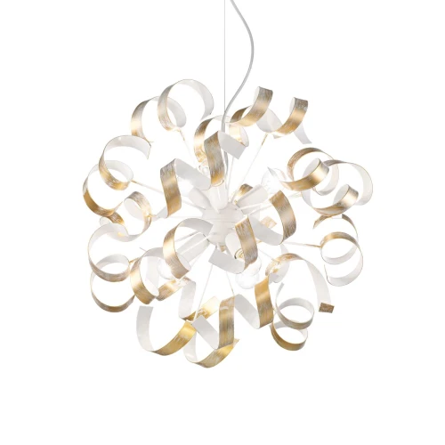 Lampa wisząca VORTEX SP6 złoty 6xE14 wys.65cm