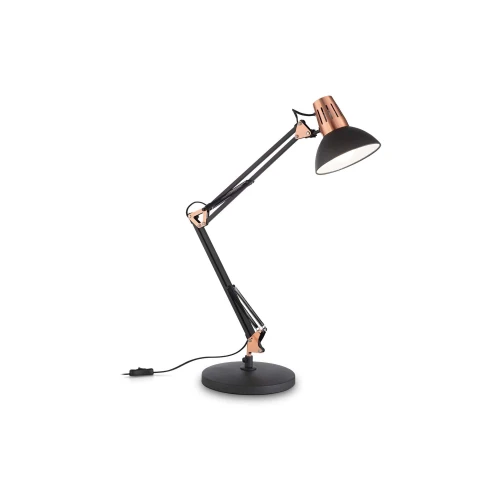 Lampa stołowa  WALLY_TL1_NERO_RAME