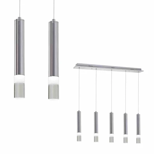 Lampa wisząca ICE 25W LED chrom