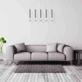 Lampa wisząca ICE 25W LED chrom