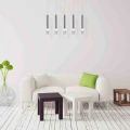 Lampa wisząca ICE 25W LED chrom