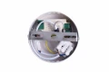 Lampa biurkowa FELIX 1xE27 biało/złota