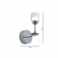 Lampa biurkowa ARENA 1xGX53 biało/złota