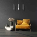 Lampa biurkowa ARENA 1xGX53 niebiesko/złota