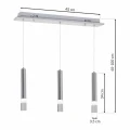 Lampa biurkowa ARENA 1xGX53 niebiesko/złota
