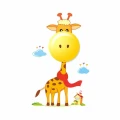 Lampka dziecięca GIRAFFE 0,6W LED multikolor