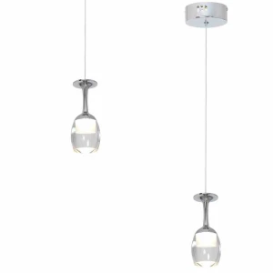 Lampa wisząca COPPA 1x5W LED chrom